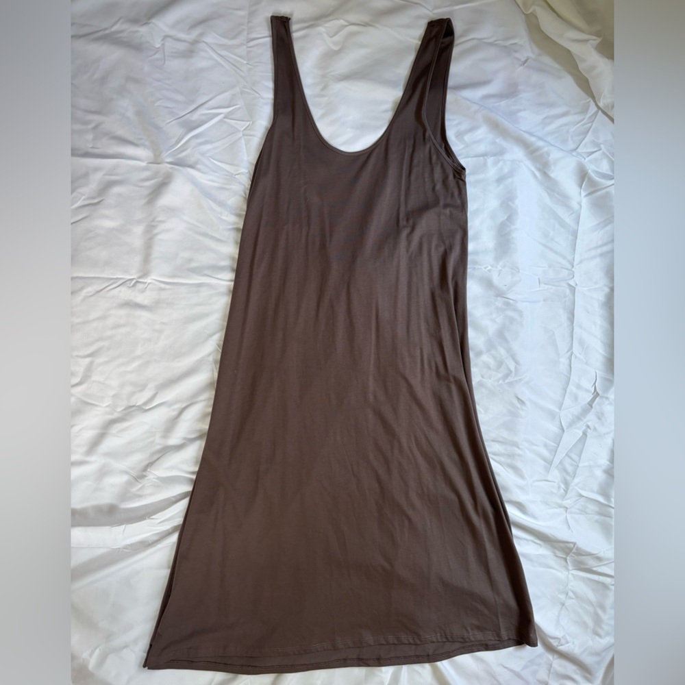 Zara Taupe Knit Dress